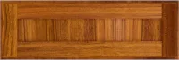 Flat  Panel  Cove  Teak  Drawer Front